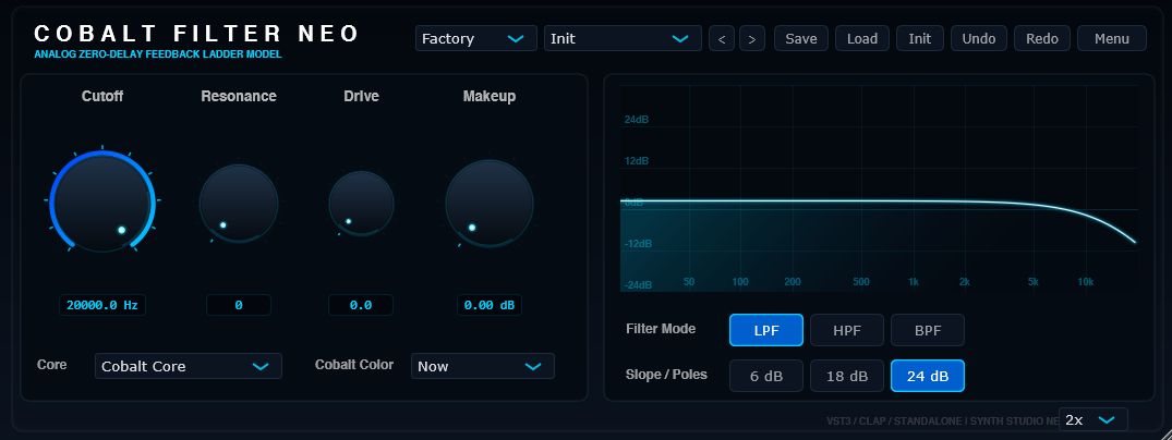 Cobalt Filter Neo